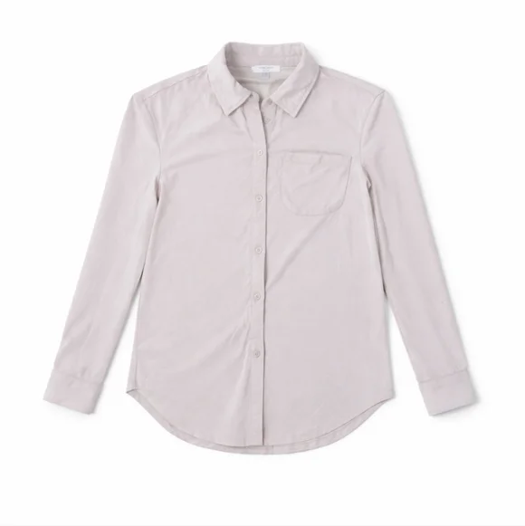 Cable & Gauge Women’s Long Sleeve Button Front Shirt Size Small GUC - Picture 2 of 5